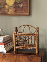 Load image into Gallery viewer, 1970s bamboo letter rack