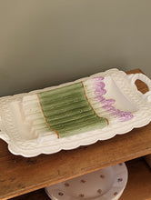 Load image into Gallery viewer, antique asparagus serving plate
