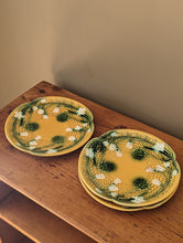 Load image into Gallery viewer, set of three majolica plates