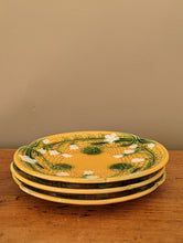 Load image into Gallery viewer, set of three majolica plates