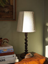 Load image into Gallery viewer, Antique Oak Barley Twist Lamp