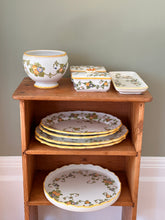 Load image into Gallery viewer, Vintage Italian Floral Ceramic Plate Set