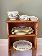 Load image into Gallery viewer, Vintage Italian Floral Ceramic Plate Set