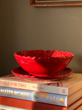 Load image into Gallery viewer, Antique Majolica Leaf Grape bowl