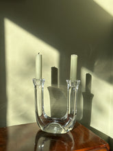Load image into Gallery viewer, Vintage Glass Candlestick Holder