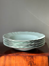 Load image into Gallery viewer, Set of Seven Pastel Green Scalloped Bowls