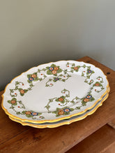 Load image into Gallery viewer, Vintage Italian Floral Ceramic Plate Set