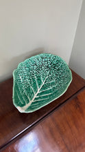 Load image into Gallery viewer, Cabbage Leaf Majolica Bowl