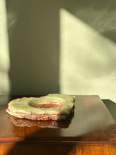Load image into Gallery viewer, Vintage Green Onyx Ash Tray Dish