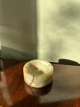 Load image into Gallery viewer, Vintage Green Onyx Ash Tray