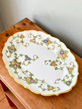 Load image into Gallery viewer, Vintage Italian Floral Ceramic Plate Set