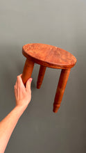 Load image into Gallery viewer, Three Legged Wooden Stool