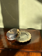 Load image into Gallery viewer, Vintage Round Silver Butter Dish