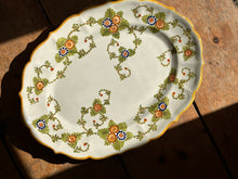 Load image into Gallery viewer, Vintage Italian Floral Ceramic Plate Set