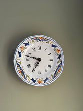 Load image into Gallery viewer, French Faience Clock