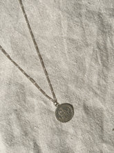 Load image into Gallery viewer, vintage sterling silver st christopher necklace