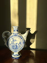 Load image into Gallery viewer, Antique Ceramic Blue And White Delft Bottle