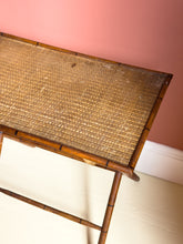 Load image into Gallery viewer, Antique French 19th Century Faux Bamboo Folding Table
