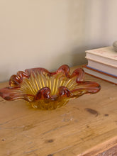 Load image into Gallery viewer, Vintage Murano Style Glass Trinket Dish

