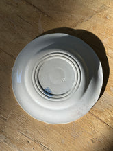 Load image into Gallery viewer, Small Antique French Marriage Proposal Plate with Blue Edges
