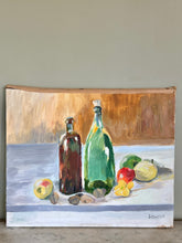 Load image into Gallery viewer, Vintage French Fruit Still Life Oil Painting on Canvas
