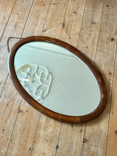 Load image into Gallery viewer, Antique Rustic Wooden Mirror
