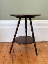 Load image into Gallery viewer, Faux Bamboo Wooden Side Table
