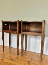 Load image into Gallery viewer, Pair of Vintage French Wavy Bedside Tables
