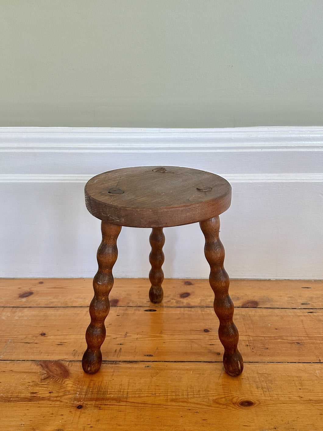 Vintage French Bobbin Stool