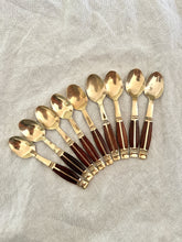 Load image into Gallery viewer, Vintage 1970s Bamboo Bronze Cutlery Set (133 pieces)
