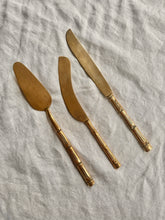 Load image into Gallery viewer, Vintage 1970s Bamboo Bronze Cutlery Set (133 pieces)
