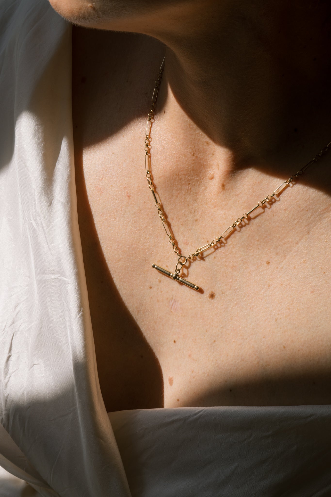 Rare Antique Silver Victorian Swivel Fob Pendant Necklacee with