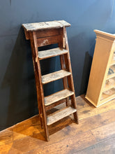 Load image into Gallery viewer, Antique Wooden Ladder
