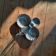 Load image into Gallery viewer, Silver Plated Shell Serving Dish
