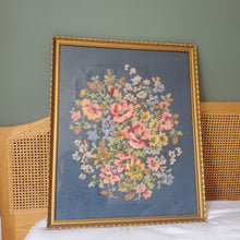 Load image into Gallery viewer, A Large Blue Floral Tapestry Print
