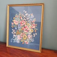 Load image into Gallery viewer, A Large Blue Floral Tapestry Print
