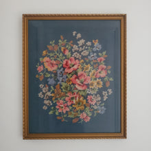 Load image into Gallery viewer, A Large Blue Floral Tapestry Print
