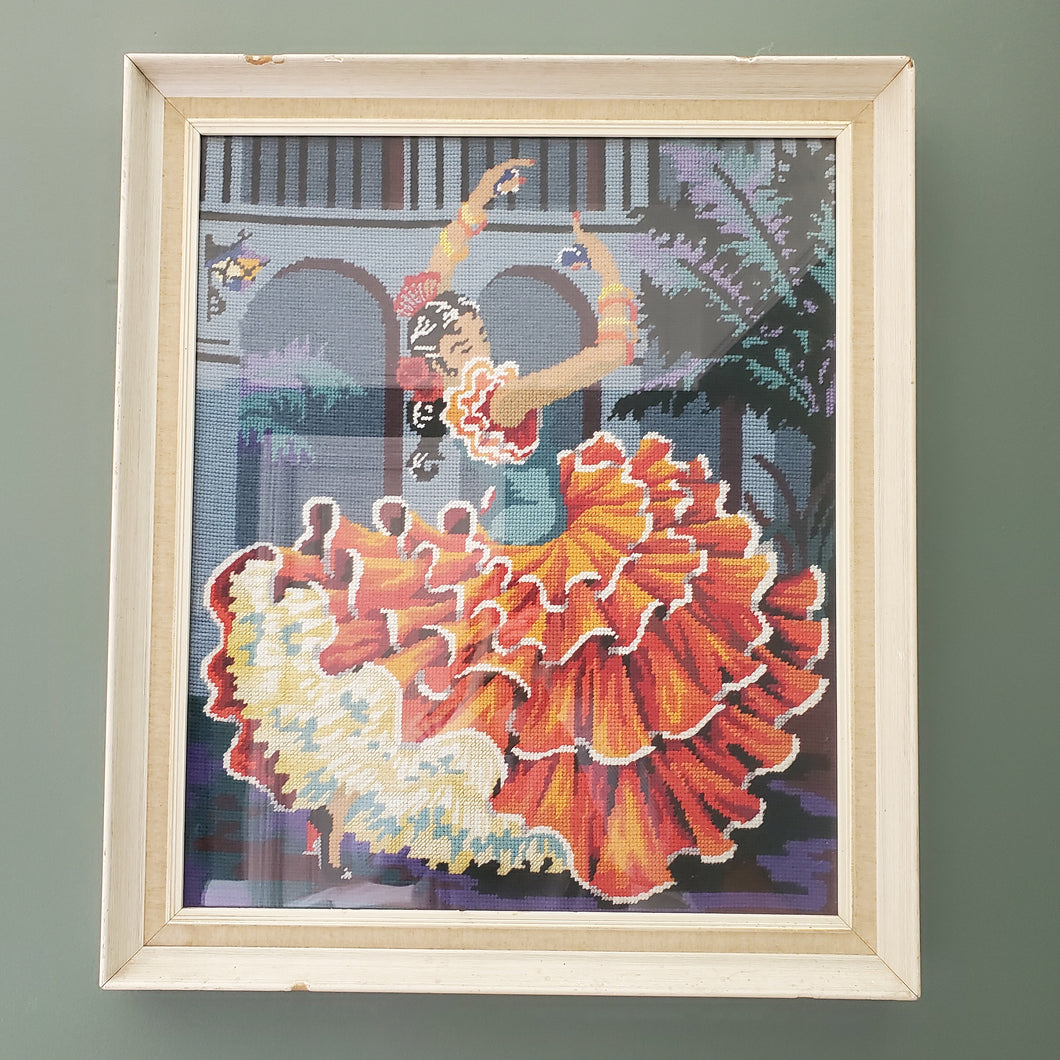 Large Tapestry Flamenco Dancer Print