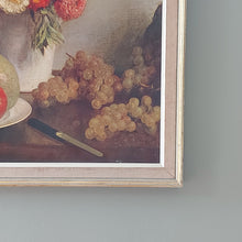 Load image into Gallery viewer, Large Print Of Flowers And Fruit Still Life
