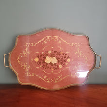 Load image into Gallery viewer, Antique Sorrento Italian Marquetry Wooden Tray
