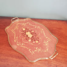 Load image into Gallery viewer, Antique Sorrento Italian Marquetry Wooden Tray
