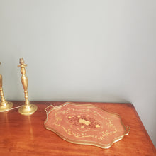 Load image into Gallery viewer, Antique Sorrento Italian Marquetry Wooden Tray
