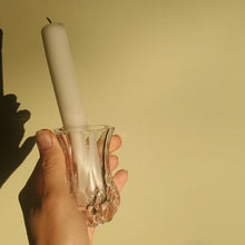 Load image into Gallery viewer, Pair Of Crystal Candlestick Holders
