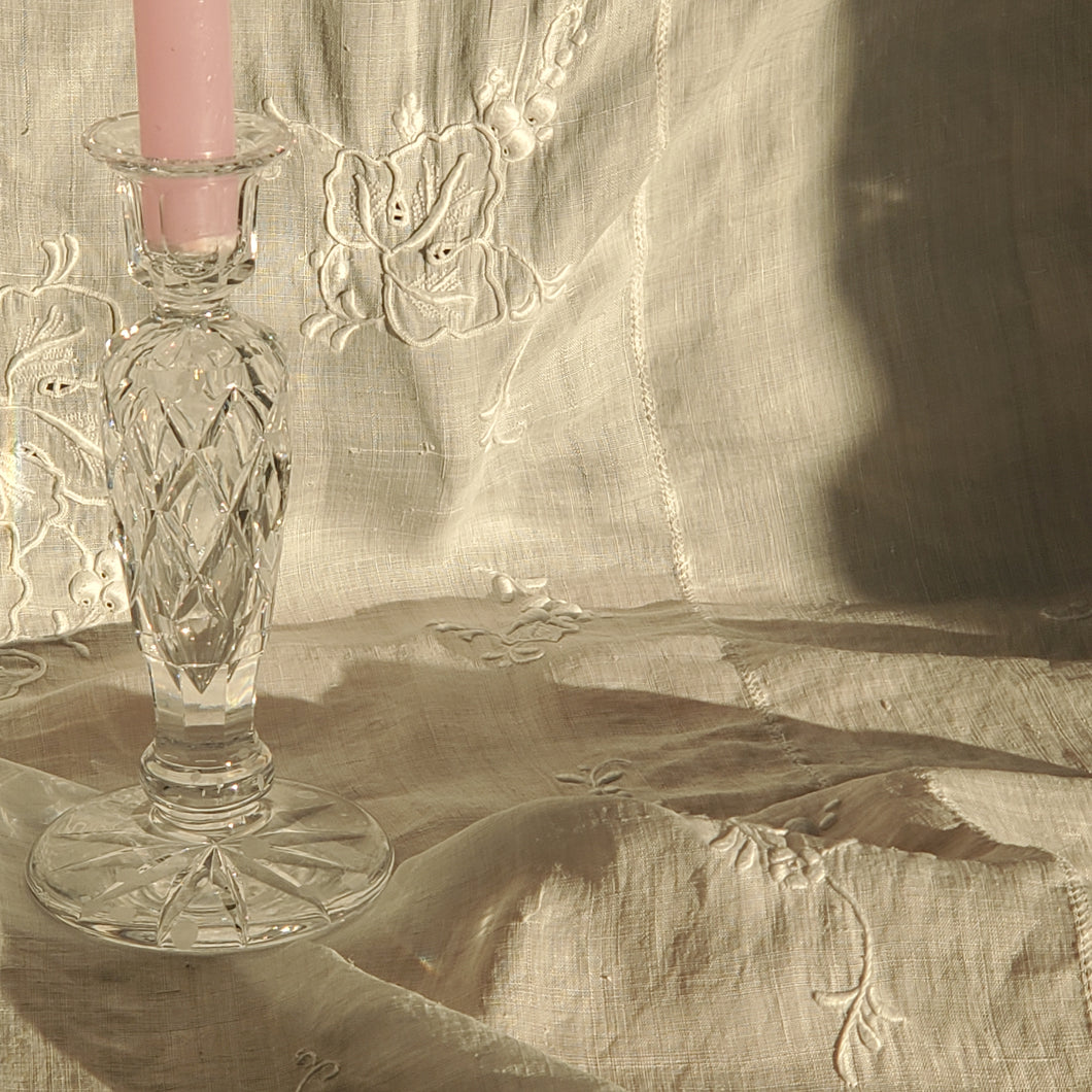 Crystal Candlestick Holder