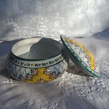 Load image into Gallery viewer, French Faience Trinket Dish Pot
