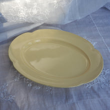Load image into Gallery viewer, Light Yellow Scalloped Platter Dish
