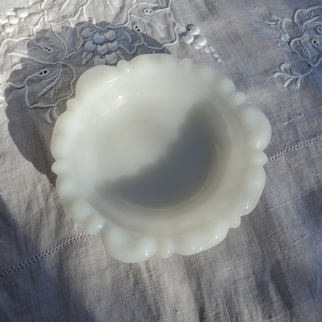 Vintage Greek Opaline Trinket Dish