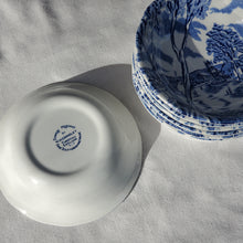 Load image into Gallery viewer, Set Of Seven Blue Toile Plates
