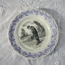 Load image into Gallery viewer, Pair Of French Purple Side Plates
