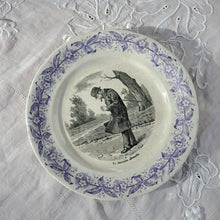 Load image into Gallery viewer, A Pair of French Purple Plate
